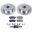 PowerStop Z23 Daily Driver Carbon-Fiber Ceramic Brake Pad and Drilled & Slotted