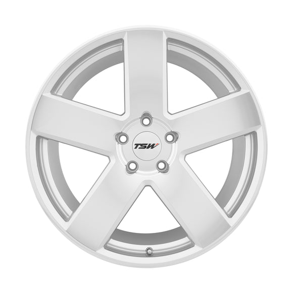 18X9.5 TSW Bristol Wheel/Rim Silver / Mirror 5X114.3 ET20 18-9.5 5-114.3