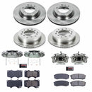 PowerStop OE Stock Replacement Low-Dust Ceramic Brake Pad, Rotor and Caliper Kit