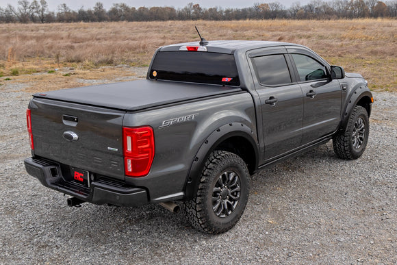 Rough Country Soft Roll Up Bed Cover 5' Bed For Ford Ranger 19-23