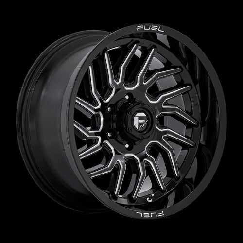 20X10 Fuel 1PC D807 Hurricane Black 6X139.7 6X5.5 ET-18 Wheel Rim - 0