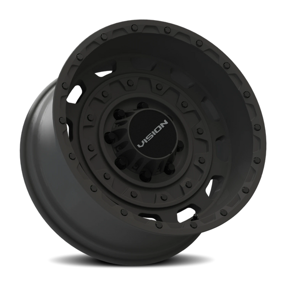17x10 Vision 403 Tactical Satin Black Wheel 8x165.1 ET-25 CB125.2