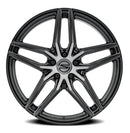 20x9 Select Precision Alloys Shadow Black Brushed DDT 5x114.3 ET20 Wheel