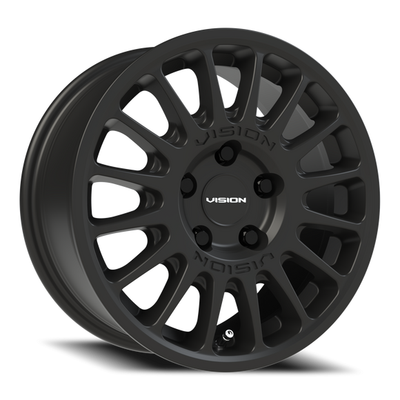 15x7 Vision 477 Monaco Satin Black 5x100 ET15 Wheel Rim