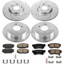 PowerStop Z23 Daily Driver Carbon-Fiber Ceramic Brake Pad and Drilled & Slotted