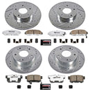 PowerStop Z26 Street Performance Ceramic Brake Pad and Drilled & Slotted Rotor K