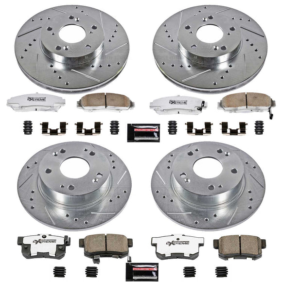 PowerStop Z26 Street Performance Ceramic Brake Pad and Drilled & Slotted Rotor K