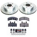 PowerStop Z23 Daily Driver Carbon-Fiber Ceramic Brake Pad and Drilled & Slotted