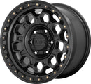 17X9 KMC KM545 TREK Satin Black 5X127 ET18 wheel/rim