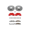 PowerStop Z36 Truck and SUV Ceramic Brake Pad, Drilled & Slotted Rotor, and Cali