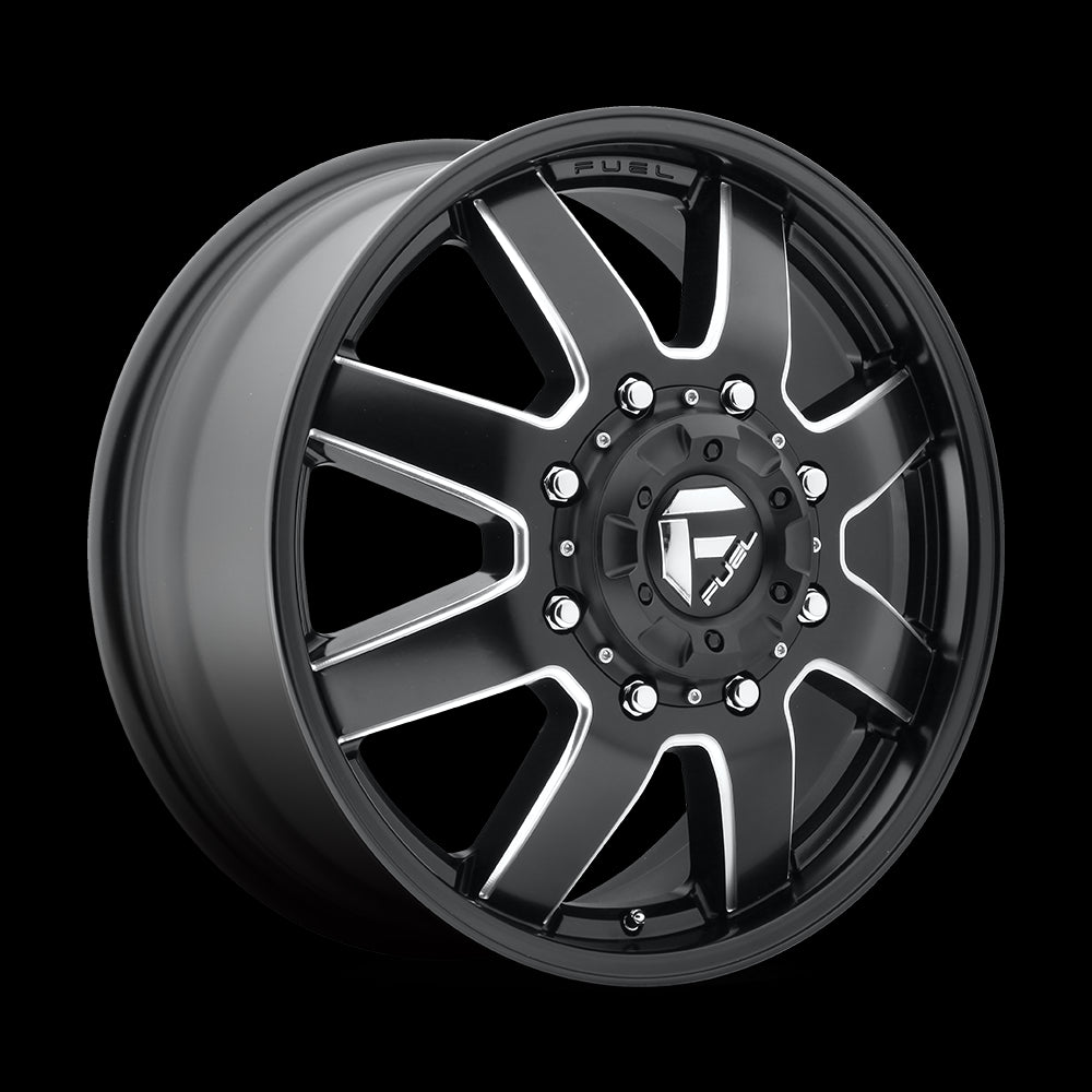 20X8.25 Fuel D538 Maverick Matte Black Milled 8X165.1 ET122 wheel/rim