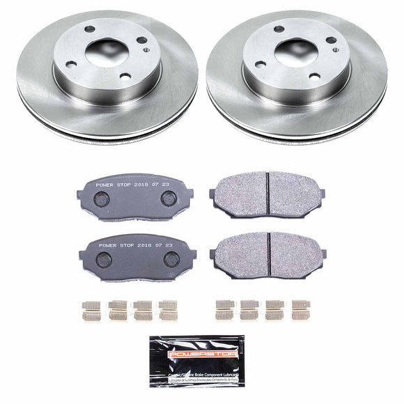 PowerStop Track Day Spec High-Performance Brake Pad and Rotor Kit