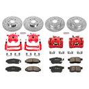 PowerStop Z23 Daily Driver Carbon-Fiber Ceramic Pads Drilled & Slotted Rotor & C