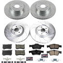 PowerStop Z23 Daily Driver Carbon-Fiber Ceramic Brake Pad and Drilled & Slotted