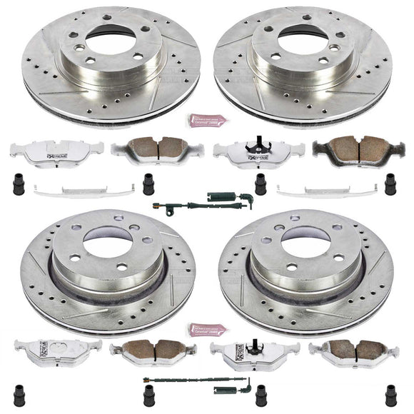 PowerStop Z26 Street Performance Ceramic Brake Pad and Drilled & Slotted Rotor K