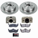 PowerStop OE Stock Replacement Low-Dust Ceramic Brake Pad, Rotor and Caliper Kit