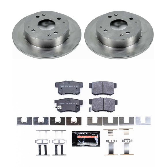 PowerStop Track Day Spec High-Performance Brake Pad and Rotor Kit