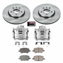 PowerStop OE Stock Replacement Low-Dust Ceramic Brake Pad, Rotor and Caliper Kit
