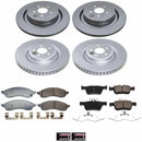 Genuine Geomet Coated Rotor and Low-Dust Ceramic Brake Pad Kit