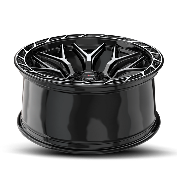 20x9 Vortek VRP-504 Enzo Black 5x127 ET12 CB78.1 Wheel