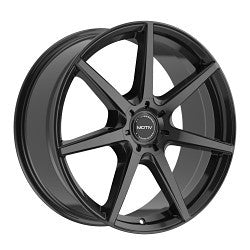 17x7.5 Motiv 432B Gloss Black 5x114.3 5x120 5x4.5 ET40 Wheel Rim