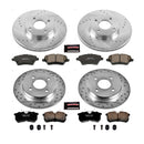PowerStop Z23 Daily Driver Carbon-Fiber Ceramic Brake Pad and Drilled & Slotted