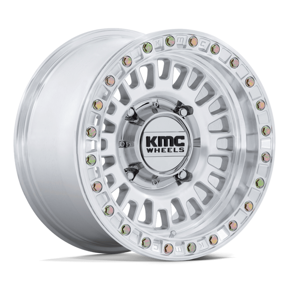 15x8 KMC KS242 Aztec Beadlock Machined 4x137 ET0 CB96 Wheel Rim