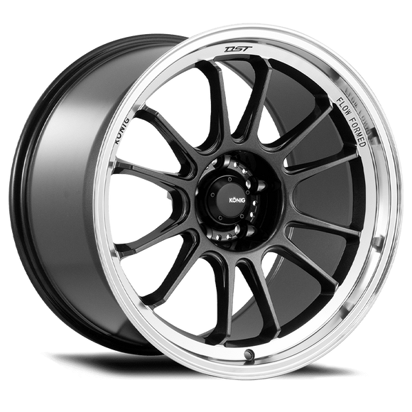 17x9 Konig Hypergram Carbon/Machined Lip 5x114.3 5x4.5 ET25 Wheel Rim