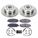 PowerStop OE Stock Replacement Low-Dust Ceramic Brake Pad and Rotor Kit