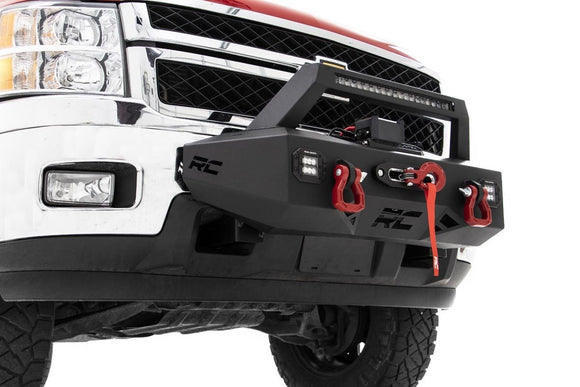 Rough Country EXO Winch Mount Kit For Chevy Silverado 2500 HD 3500 HD 11-19