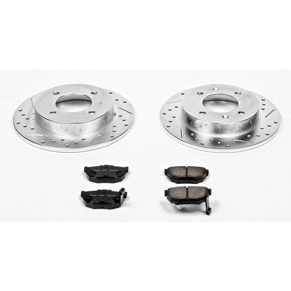 PowerStop Z23 Daily Driver Carbon-Fiber Ceramic Brake Pad and Drilled & Slotted
