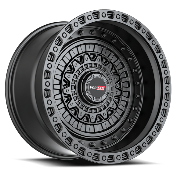 20x9 Vortek VRD-703 Destroyer Matte Black 6x135 ET0 CB106.1 Wheel Rim