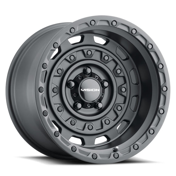 20x9.5 Vision 403 Tactical Satin Black Wheel 5x150 ET12 CB110.2