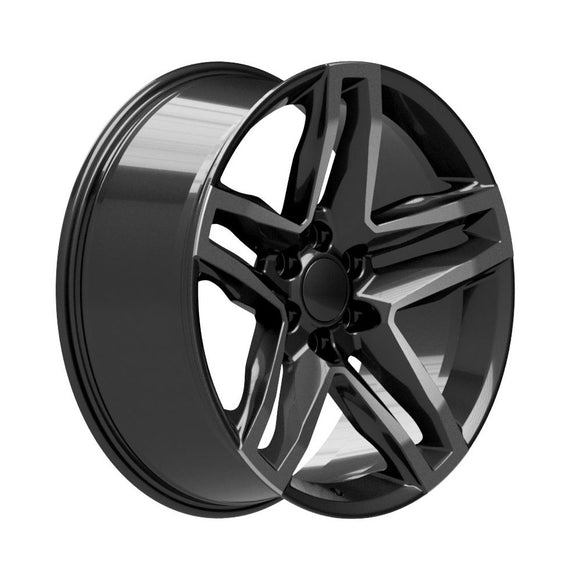 22" Replica CV34B fits Chevrolet Silverado 22 in. x 9 in. Gloss Black