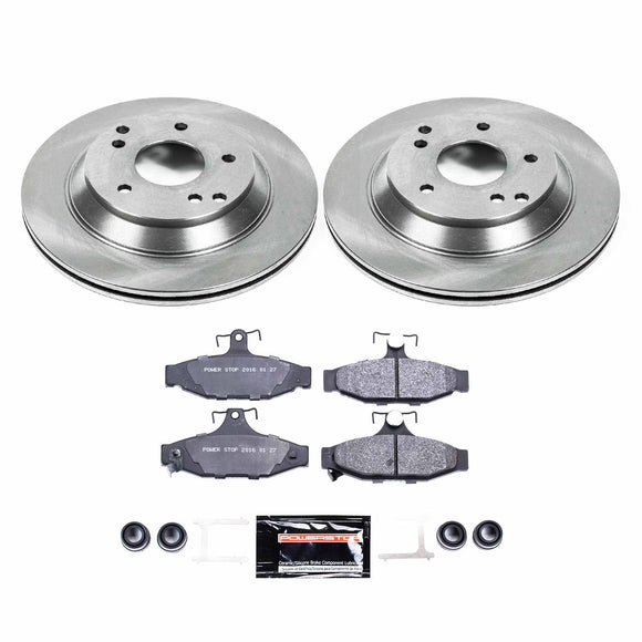 PowerStop Track Day High-Performance Brake Pad and Rotor Kit