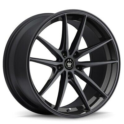 19x8.5 Konig Oversteer Gloss Black 5x108 5x4.25 ET42 Wheel Rim