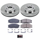 PowerStop OE Stock Replacement Low-Dust Ceramic Brake Pad and Rotor Kit