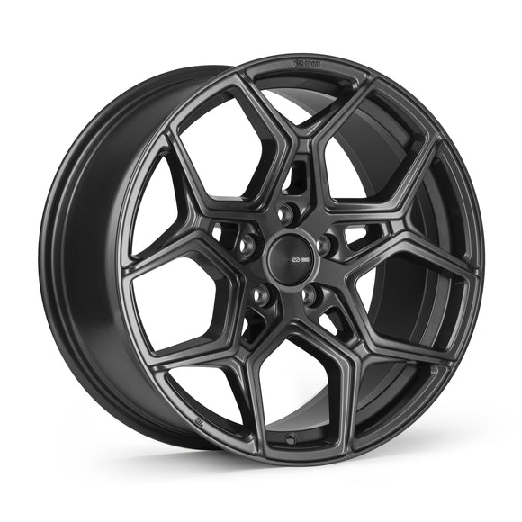 18x8 Enkei Quest Gloss Light Gunmetal 5x114.3 ET35 CB72.6 Wheel