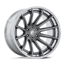 22x12 Fuel Off-Road FC403 Burn Platinum With Chrome Lip 6x139.7 ET-44 Wheel