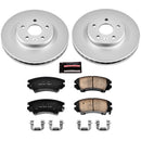 PowerStop Genuine Geomet Coated Rotor and Low-Dust Ceramic Brake Pad Kit