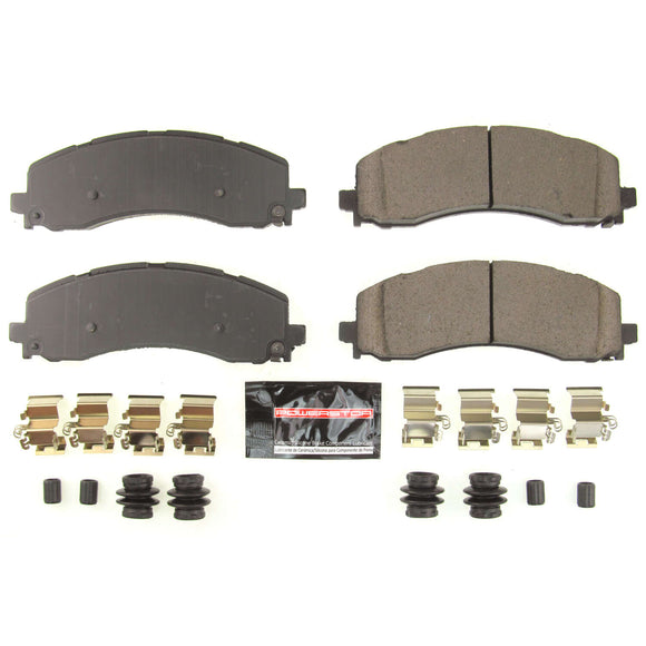 PowerStop Z23 Evolution Sport Carbon-Fiber Brake Pads With Hardware