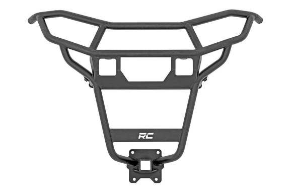 Rough Country Tubular Bumper with Rear Receiver Hitch For Polaris RZR XP1000