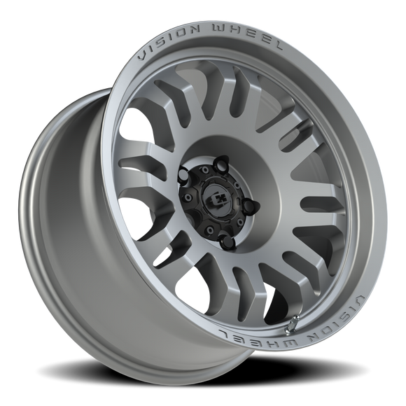 18x9.5 Vision 409 Inferno Satin Grey 5x5 (5x127) ET-18 wheel/rim