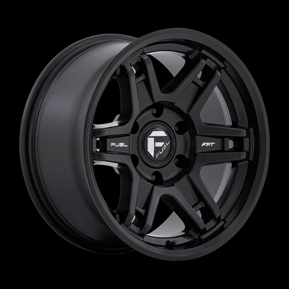 17X8.5 Fuel 1PC D836 Slayer Matte Black 5X127 5X5 ET1 Wheel Rim