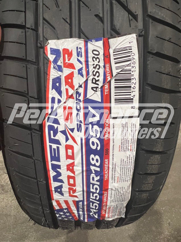 215/55R18 American Roadstar Sport A/S 95V BSW SL 215 55 18 2155518