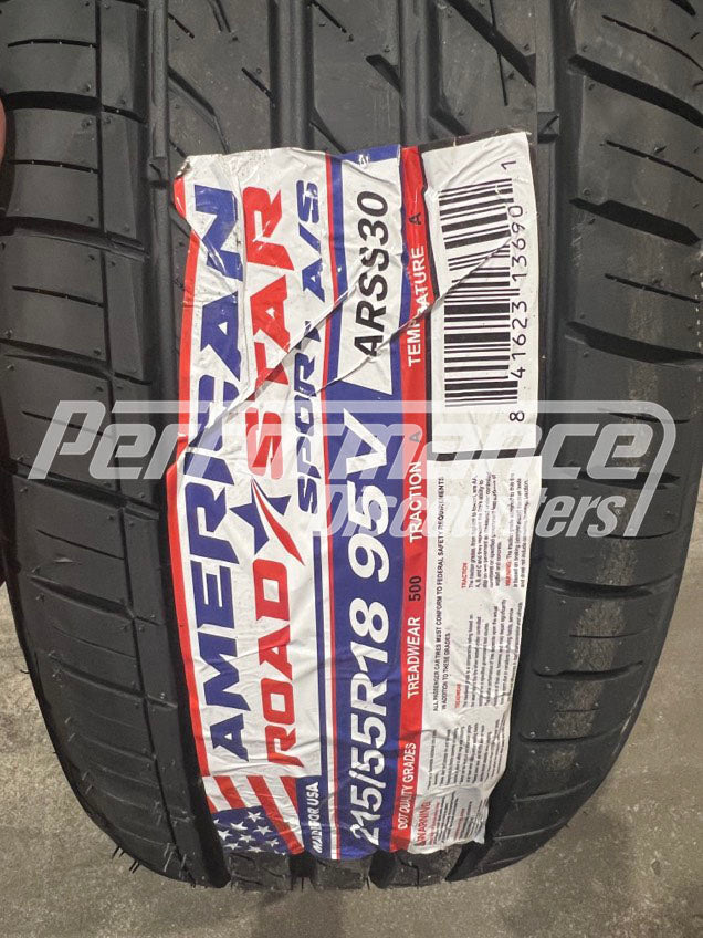 American Roadstar Sport A/S Tire(s) 215/55R18 95V SL BSW 215 55 18 2155518