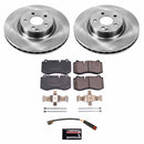 PowerStop OE Stock Replacement Low-Dust Ceramic Brake Pad and Rotor Kit
