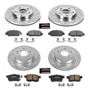PowerStop Z23 Daily Driver Carbon-Fiber Ceramic Brake Pad and Drilled & Slotted