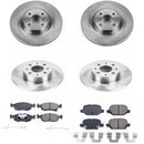 PowerStop OE Stock Replacement Low-Dust Ceramic Brake Pad and Rotor Kit