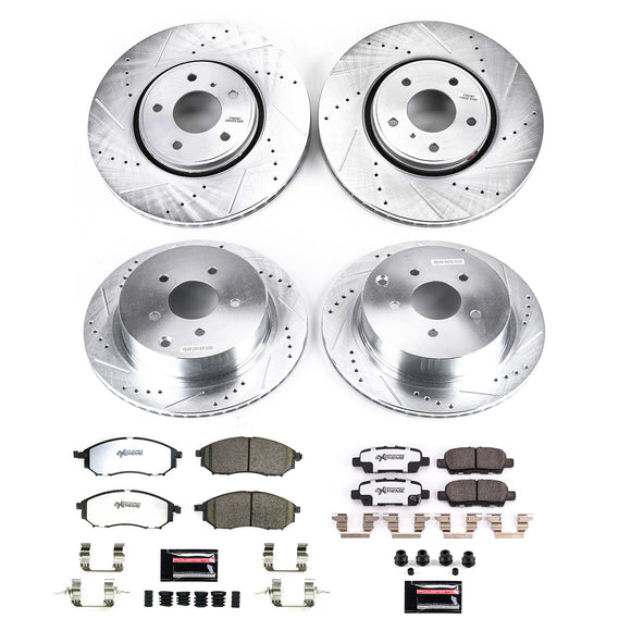 PowerStop Z26 Street Performance Ceramic Brake Pad and Drilled & Slotted Rotor K